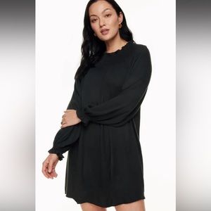 Aritzia Wilfred Black Cider Dress, small